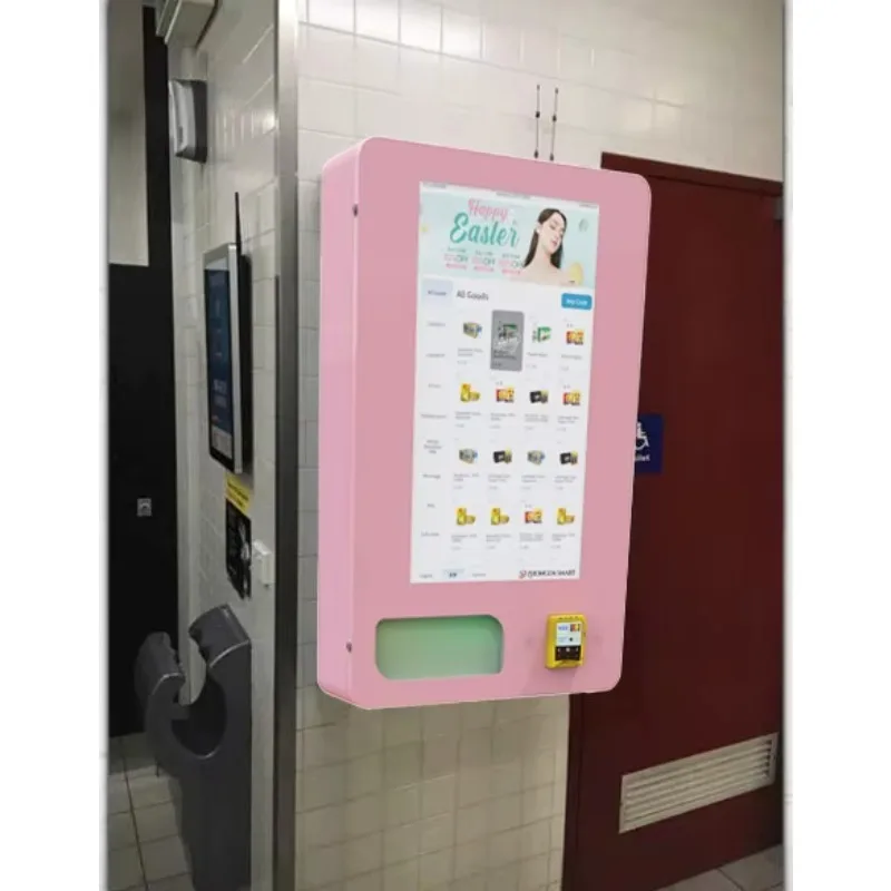 Women's Hygiene Product Sticker Vending Machine with Stand Beauty Tcg Game Card Vending Machine Touch Screen Customized