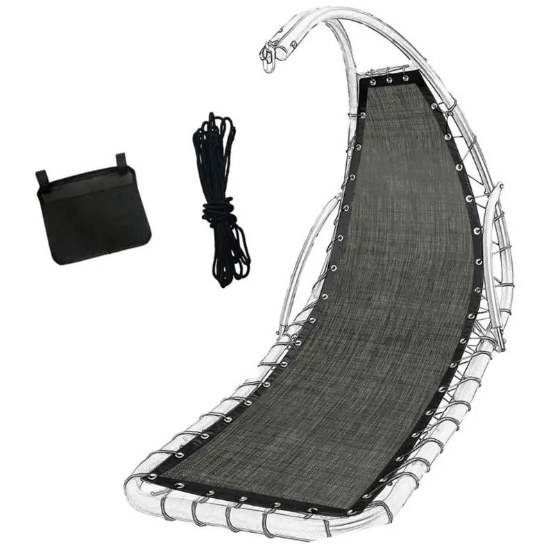 Hochwertiges Ersatzstoff-Liegestuhltuch für Outdoor-Schaukelstuhl und Hängematte, wetterbeständig, leicht zu reinigen, D2RD – Detail 10