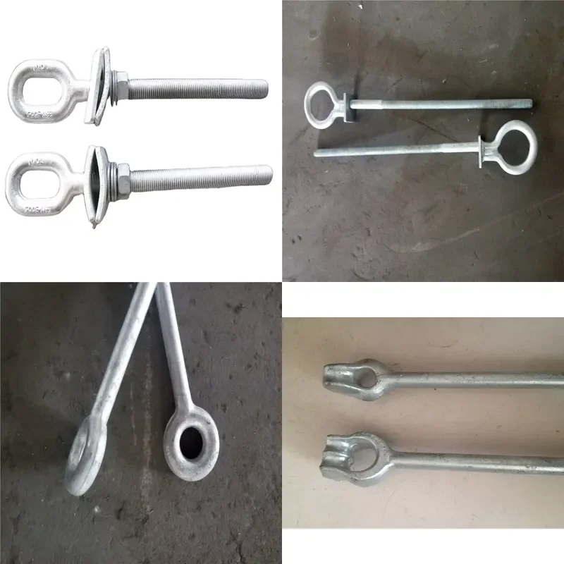 for  Silver Pole Wire Anchor Thimble Ring Bolt