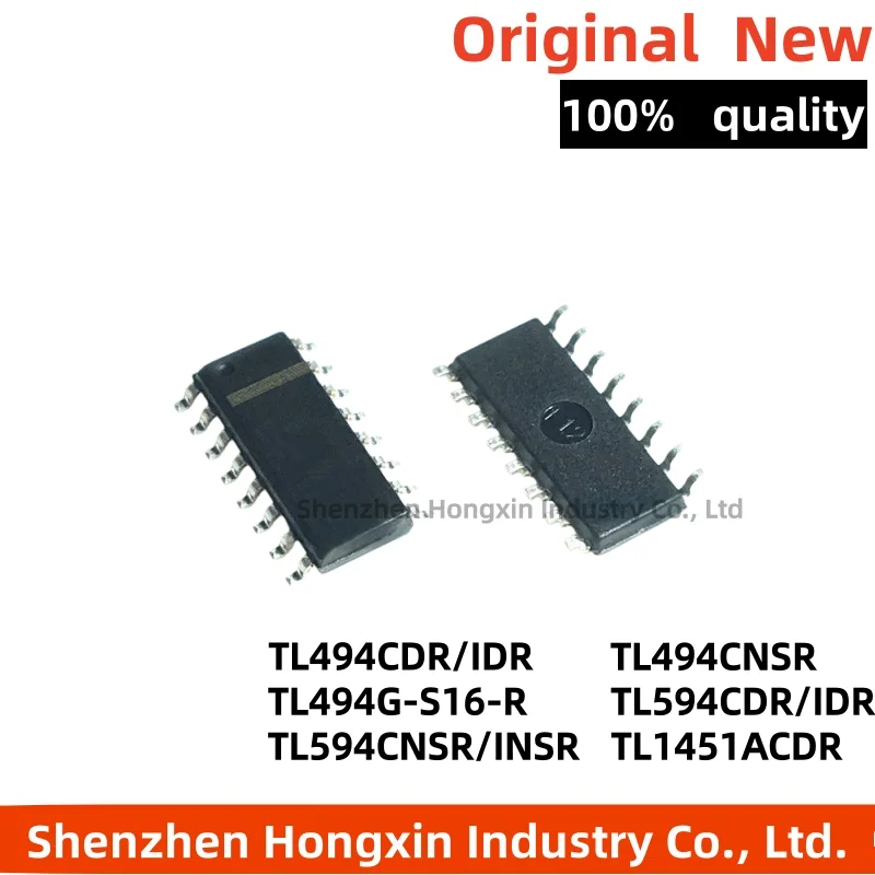 

5 pieces TL494G-S16-R 594IDR CDR INSR CNSR I C IN CN 1451ACDR AC ID Pulse Width Modulation Control Circuit Chip IC