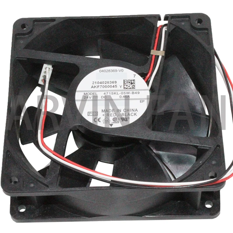 Nuovo e originale 4715KL-05W-B49 120mm 12cm 12038 120x120x38mm DC 24V 0.46A Ventola di raffreddamento inverter CNC