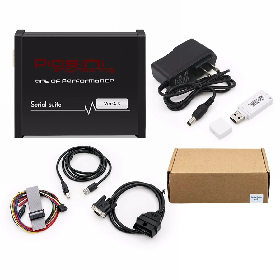 PIASINI V4.3 Engerring With USB Dongle ECU Chip Tuning Tool Works Japanese Cars OBD2 Master Version ECU Programming Tool