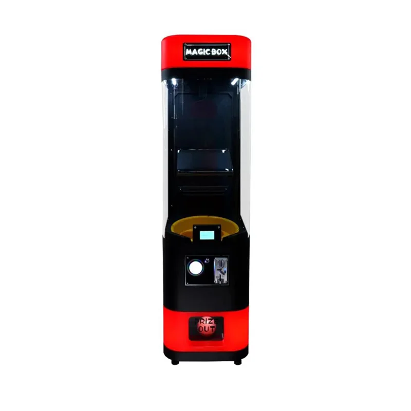 a forCoin-Operated Magic Box Gacha Vending Machine for Eggs English Language