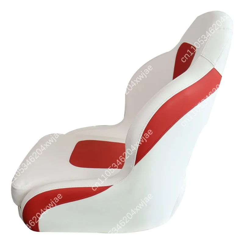 Premium Marine Boat Seat High Back PU Leather Waterproof UV Resistant for Pontoon Bass Boat