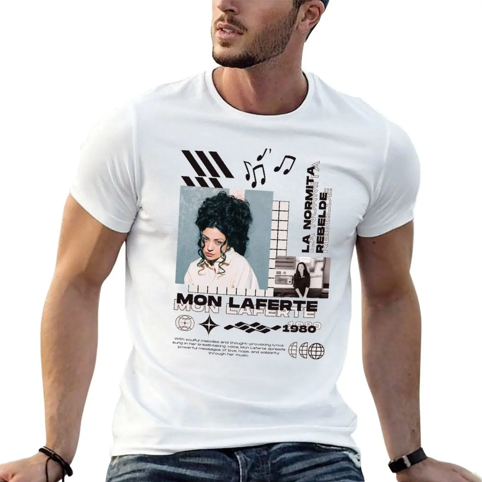 

Typography t shirt t quality man high cotton Y2K Laferte shirts man Mon T-Shirt Aesthetic brand luxury