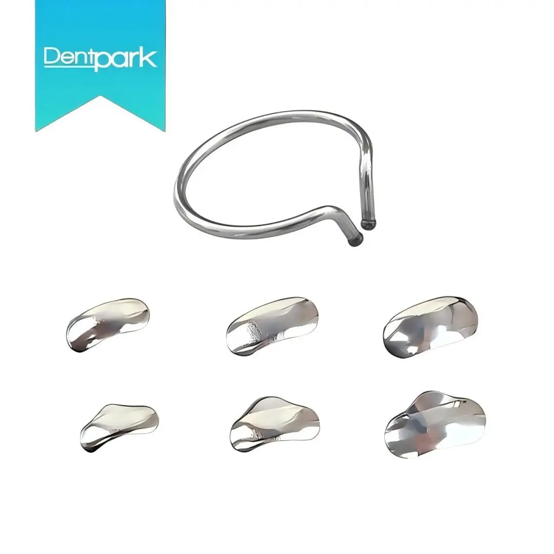 Dental Sectional Matrix System Set 50PCS Matrix Bands Separating Clamp Ring for Class II Composite Restoration Dentist Tools