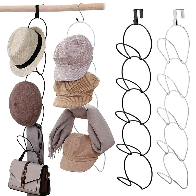 

Hat Sorting Storage Rack Hat Rack Hook Scarf Bag Baseball Cap Rack Organizer Storage Door Hanger Storage Rack for Closet Bedroom