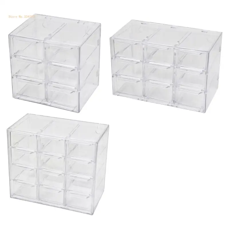 

Adjustable Compartment Undergarment Storage Case Clear Drawer Type Home Use Dropship