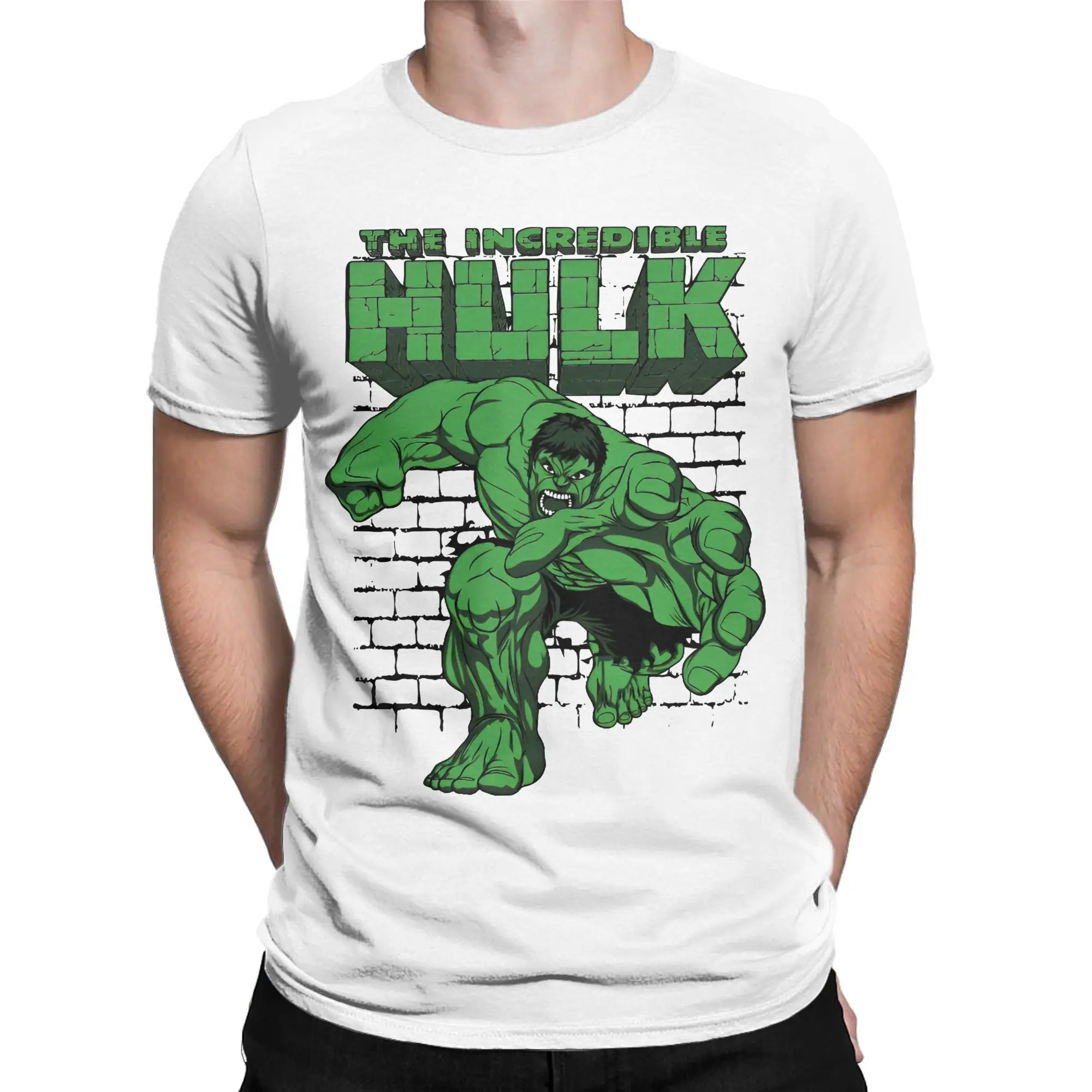 the incridible hulk super heros hero Apparel Men Women T Shirts Cotton Tee New Arrival  T-shirt Clothing