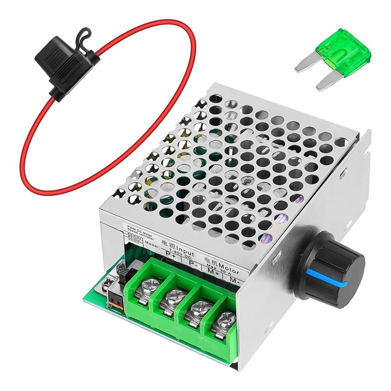 New-7-70V 30A PWM DC Motor Speed Controller, Adjustable PWM Motor Controller Switch 30A Variable Motor Speed Regulator