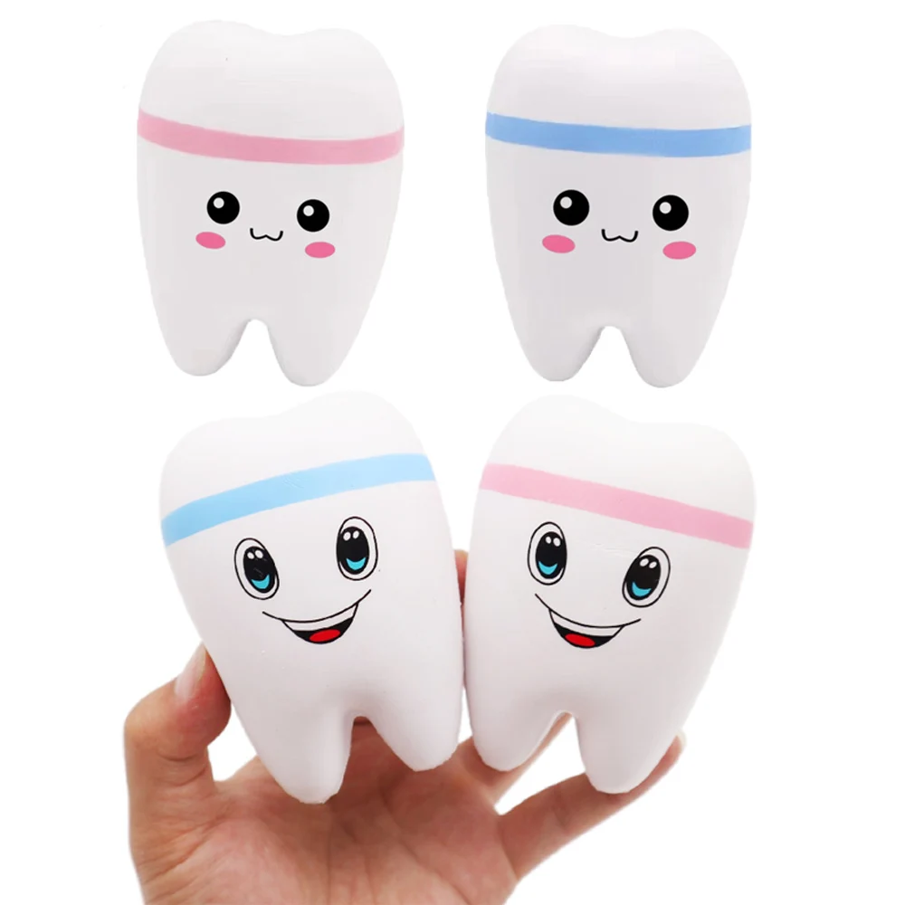 1pcs Dental Squeeze Toy Teeth Shape Model Soft PU Foam Model Shape Dentistry Material Souvenir Gift Dentist Gift