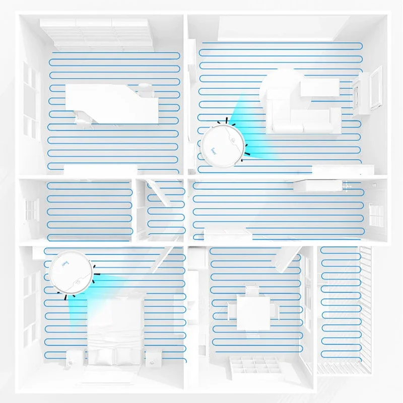 Smart Sweeping Robot Vacuum Cleaner APP Control Sweep and Wet Mopping Home Vacuum Cleaner Mute Pet Hair For Home Appliance