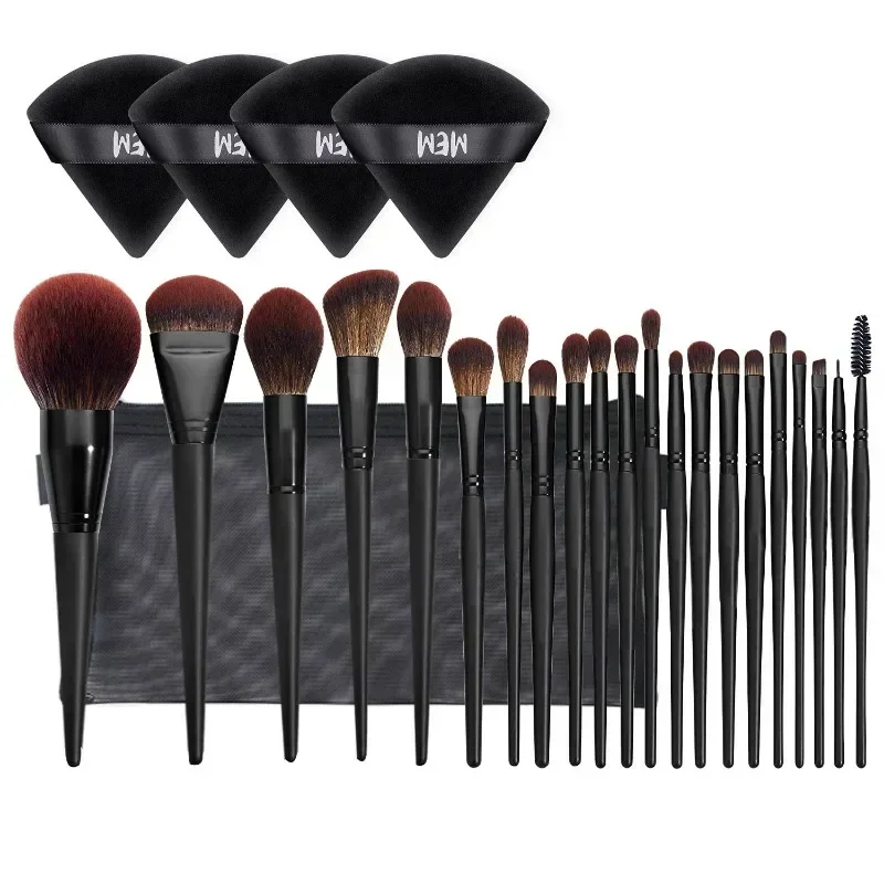 25pcs Portable Makeup Brushes Set Full Function Foundation Eyelash Eyebrow Eyeshadow Blending Brush for Makeup Artist  Dedicated