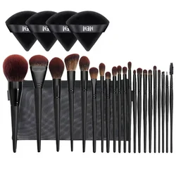 25pcs Portable Makeup Brushes Set Full Function Foundation Eyelash Eyebrow Eyeshadow Blending Brush for Makeup Artist  Dedicated