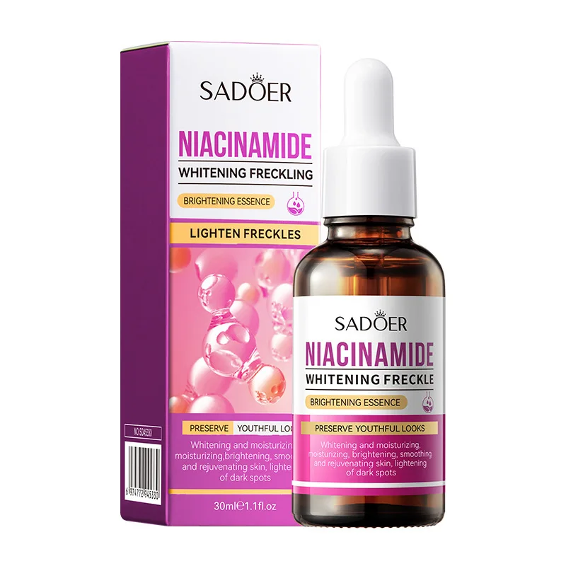 เซรั่มบำรุงผิวหน้า Silanda Beauty Niacinamide ฟูลเลอรีนสารบำรุงผิวหน้าแอสตาแซนธินซาลิไซลิกแอซิดกำจัดสิว30มล.