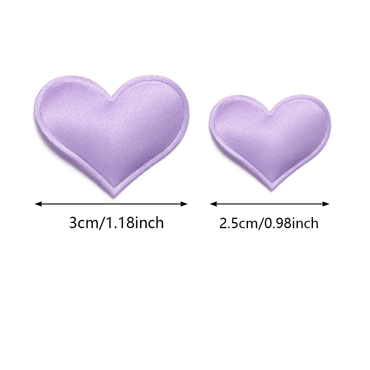 50-100Pcs/Lot Valentine's Day Romantic Padded Fabric Throwing Petals Love Hearts for Table and Carpet Wedding Party Decoration