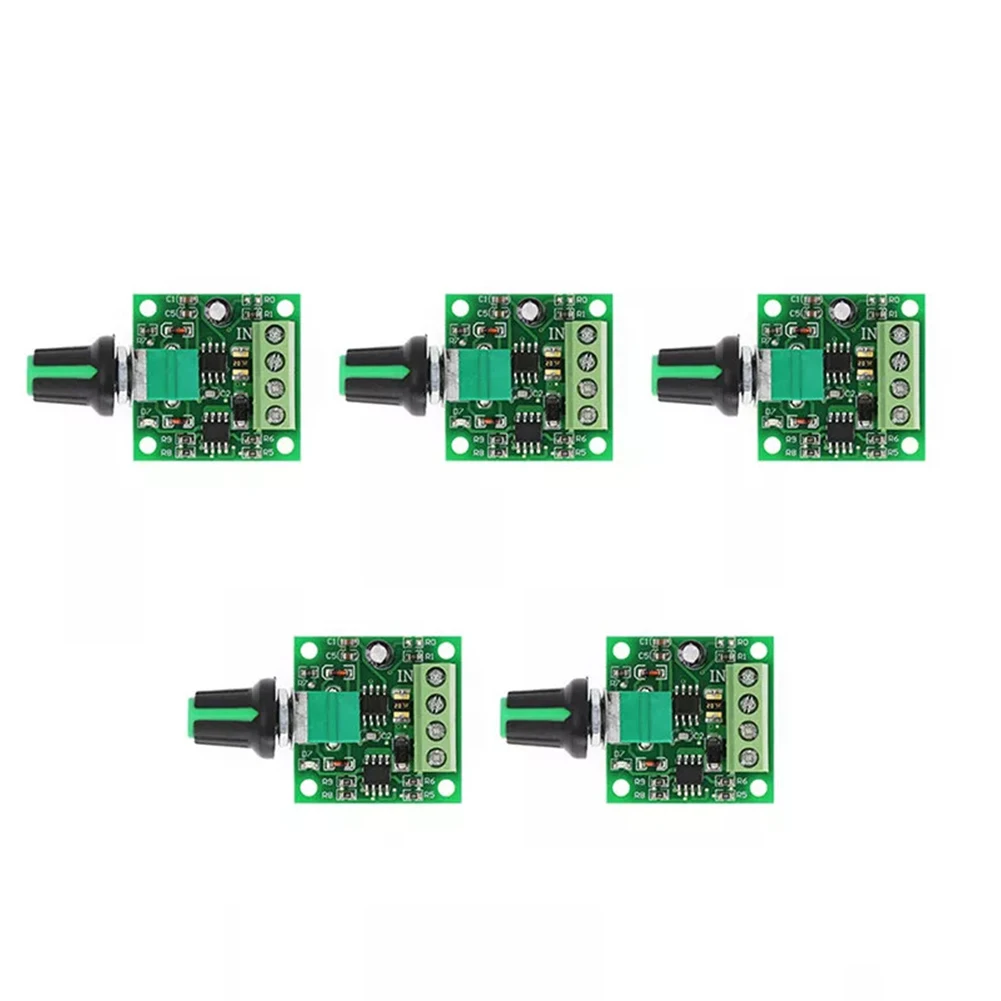 For DC Motors DC Motor Controller DC LED Dimmer Adjustable Duty Cycle Built-in Fuse Continuous Current Protection