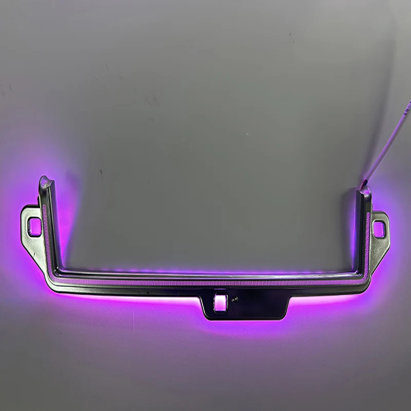 64 Color Fit for Toyota Sienna 2021-24 car Inter Decorate Dynamic Led Ambient Light Lamp Chrome Trim Outline Light Footwell Lamp