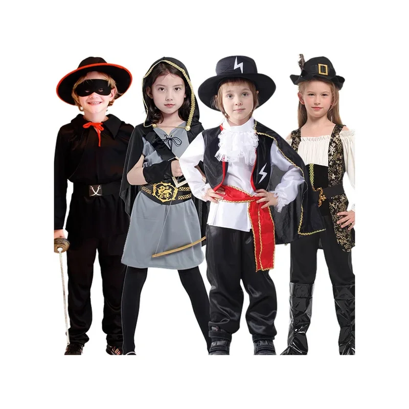 

Костюмы меча для мальчиков, костюмы героини Лучника для девочек, сценические костюмы, костюмы для косплея «Кошелек или жизнь»