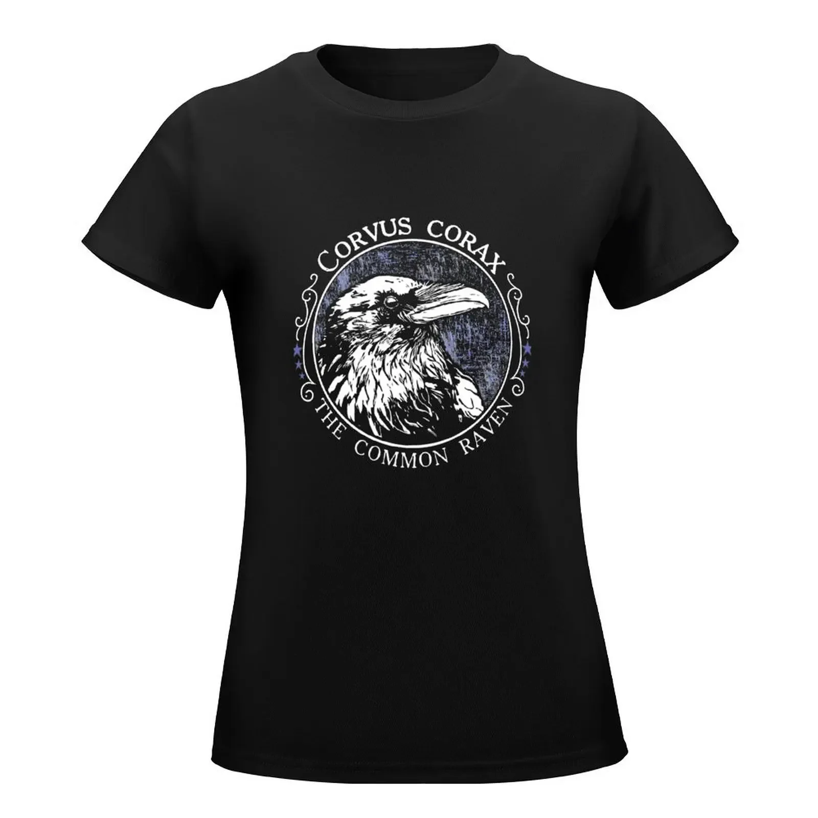 Corvus corax - The Common Raven T-Shirt korean fashion cute clothes summer tops vintage clothes ariat shirts for Women