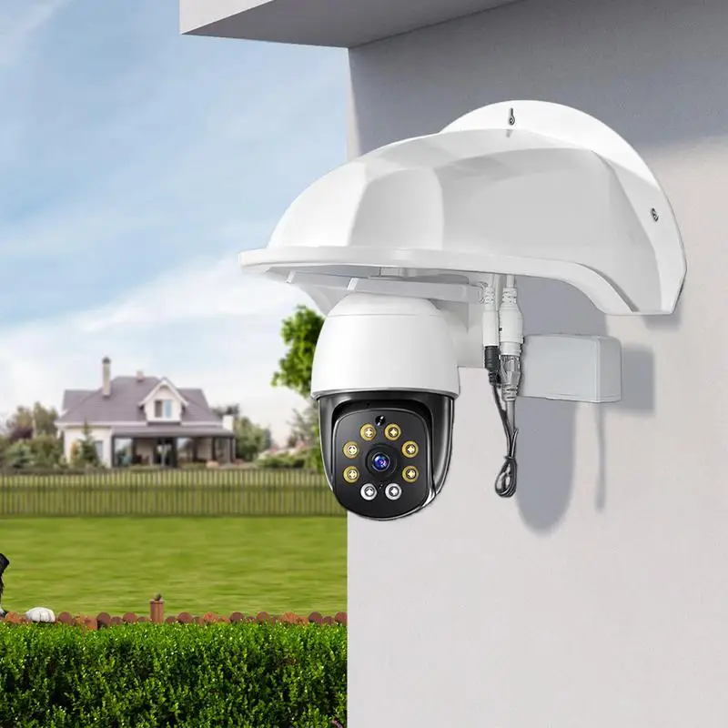 

Security camera rain cover housing Waterproof Protective Roof for Camera Outdoor Security Cameras Protective Roof for Cameras