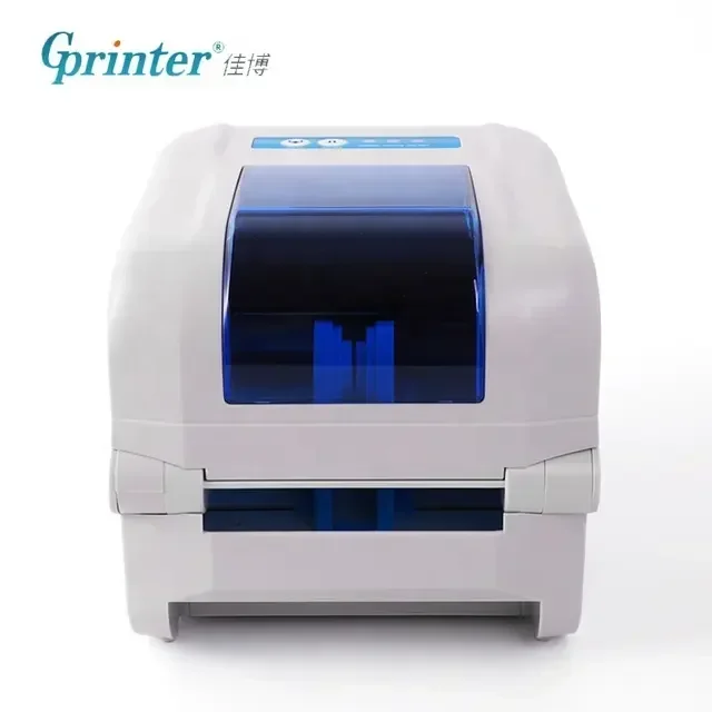 Gprinter GP-1834TC Stampante a trasferimento termico da 4 pollici con taglierina automatica per etichette adesive per abbigliamento Stampanti per etichette per la cura del lavaggio