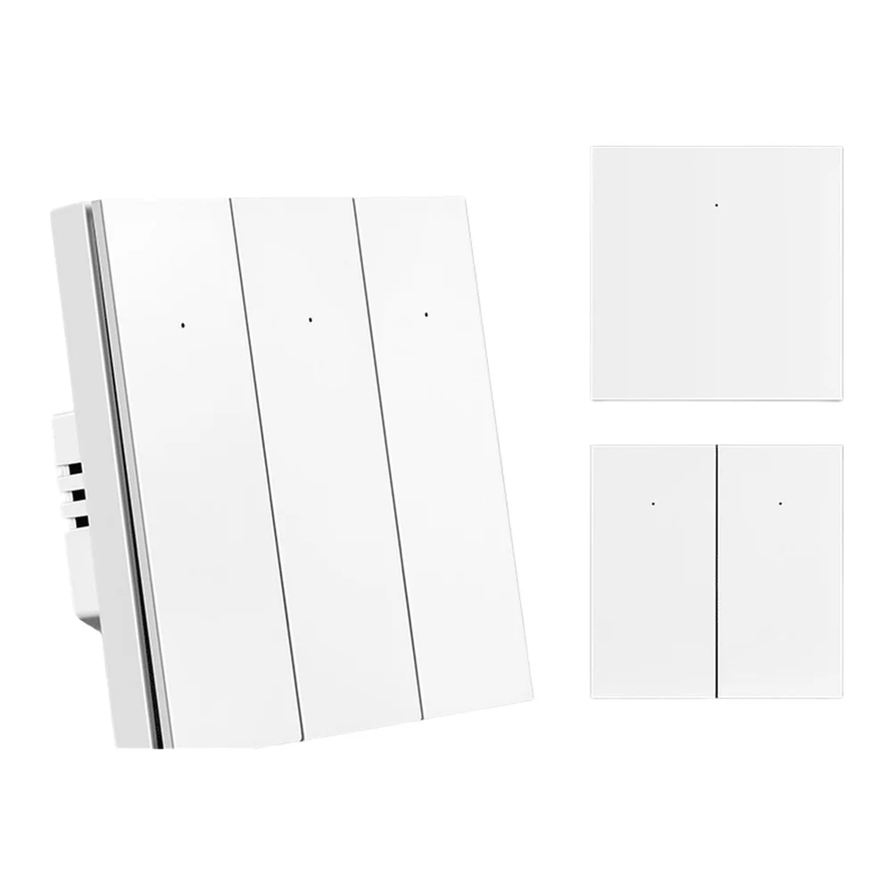 For Zigbee Switch 86 Type Wall Panel Single Live Wire For For Alexa Voice Control Home Automation For Lighting Relay
