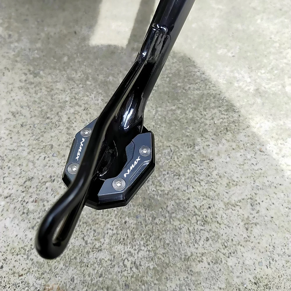 For YAMAHA NMAX155 NMAX125 NMAX 125 155 2020 2021 2022 2024 Motorcycle Plate Kickstand Extension Side Stand Enlarge Accessories
