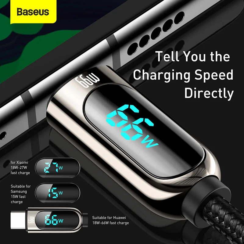 BASEUS Usb c Cable Standard Ce Devices Fcc Data Cables Usb Type c Cable New Arrival