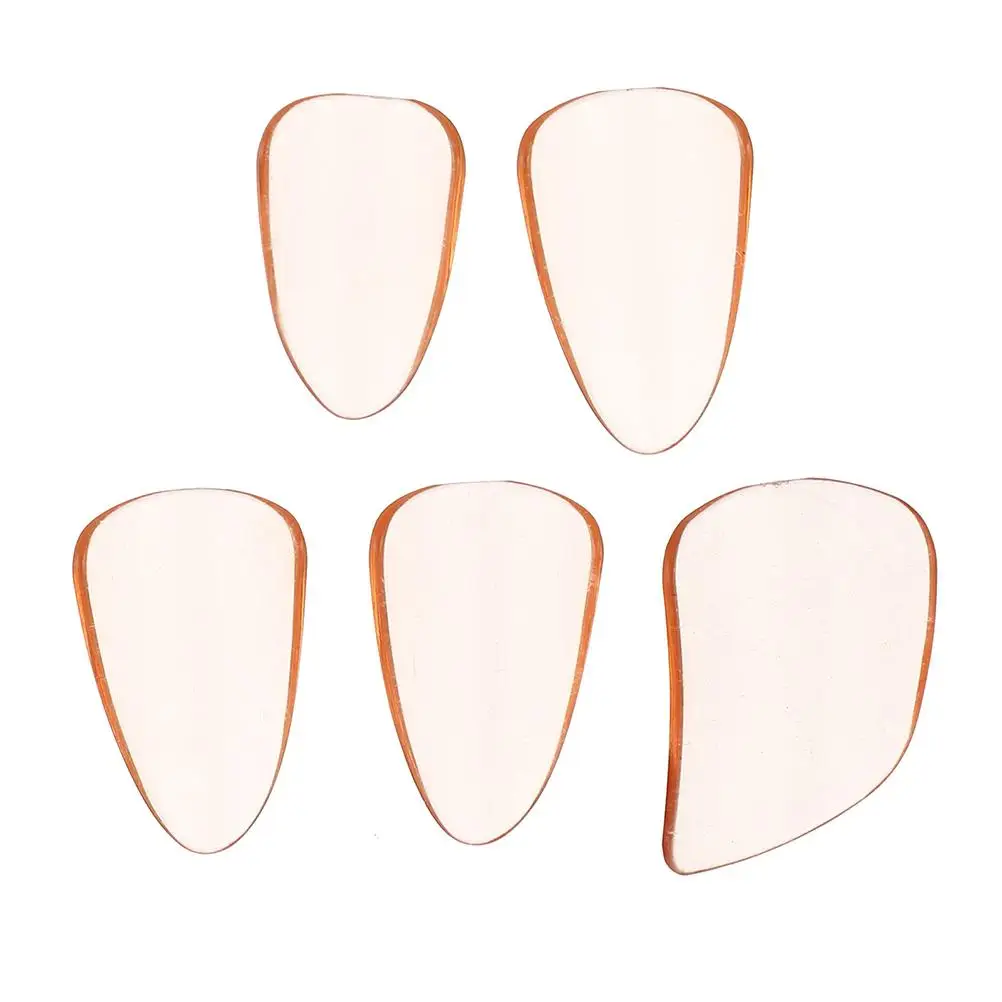 

5Pcs Pipa Nails PC Material Durable Smooth Edge Easy Clean Compact Size Birthday Gift Guzheng Lute Players Orange Child