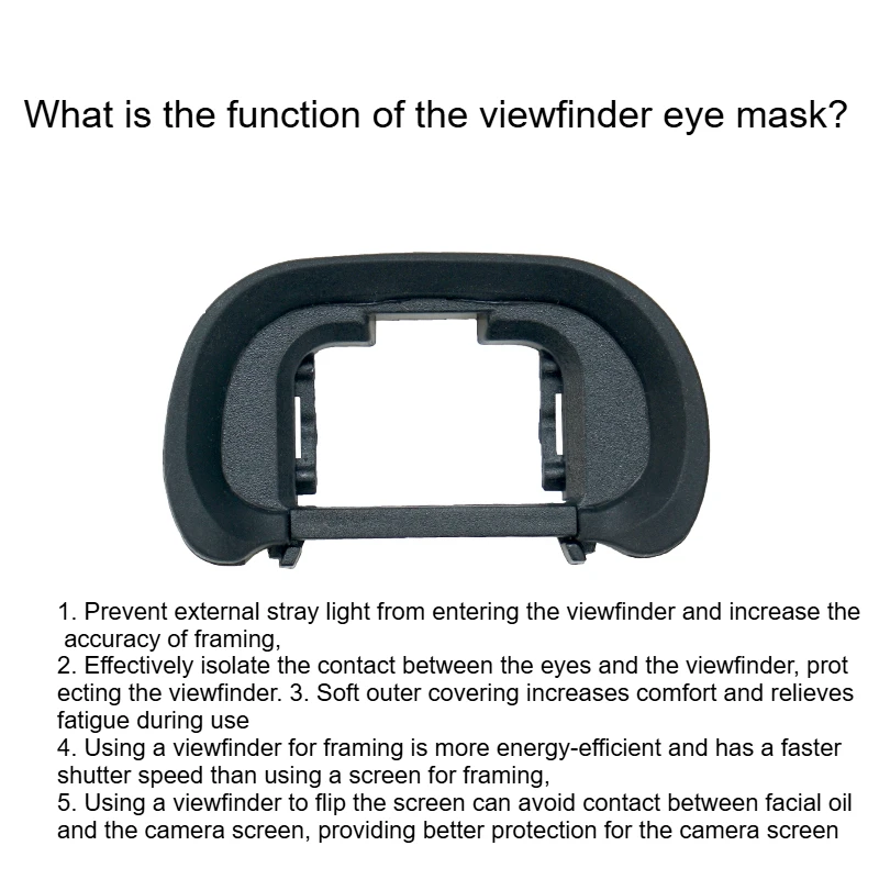 소니 A9 A99M2 A7 A7S A7S2 A7S3 A7R2 A7R3 A7M3 A7RII A7R4 A7RM2 A7RM4 용 새 EP-18 소프트 뷰파인더 아이피스 아이컵 고무 커버