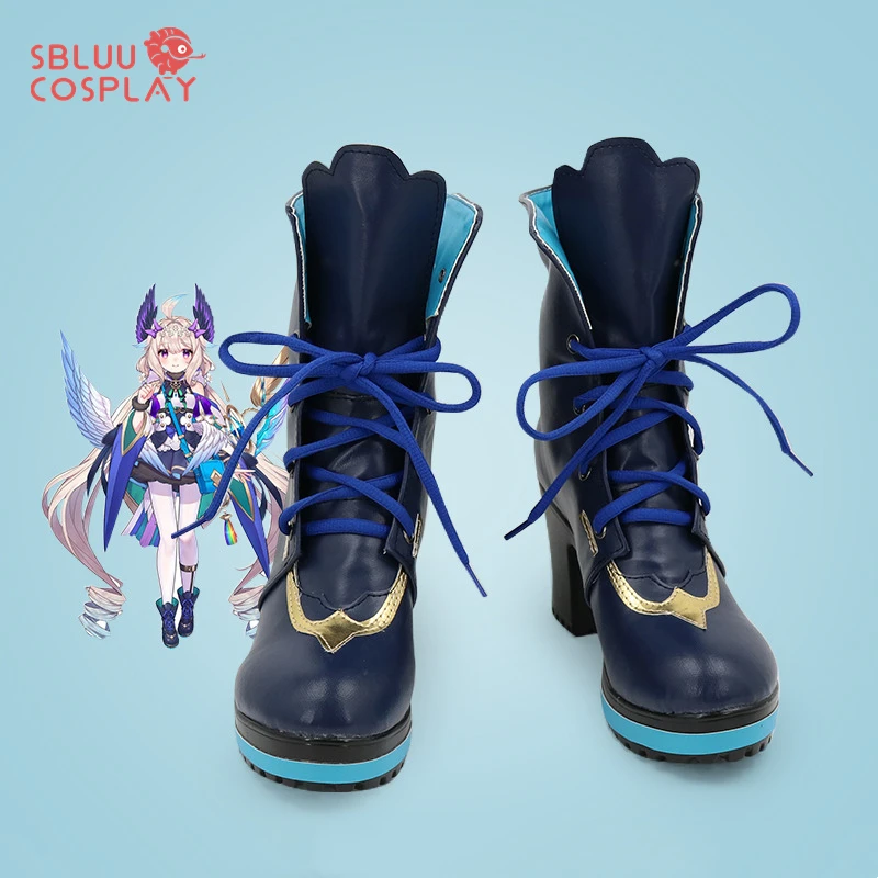 

SBluuCosplay Virtual YouTuber Enna Alouette Cosplay Shoes Custom Made Boots