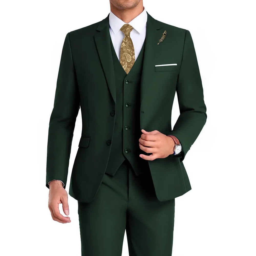 Terno preto masculino de alta kvalitet، مقاس نحيف، luxuoso e Elegante، terno de negalos، roupas da moda para casamento، conjunt #3