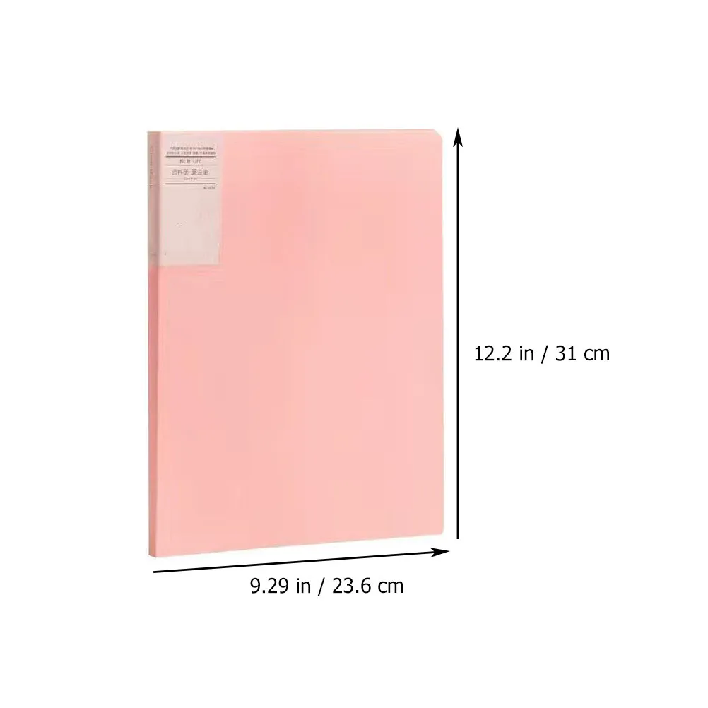 2Pcs A4 Plastic File Folders Document Holders Multi-Function Expanding Folder Office Desktop Organizer Expanding File Folder