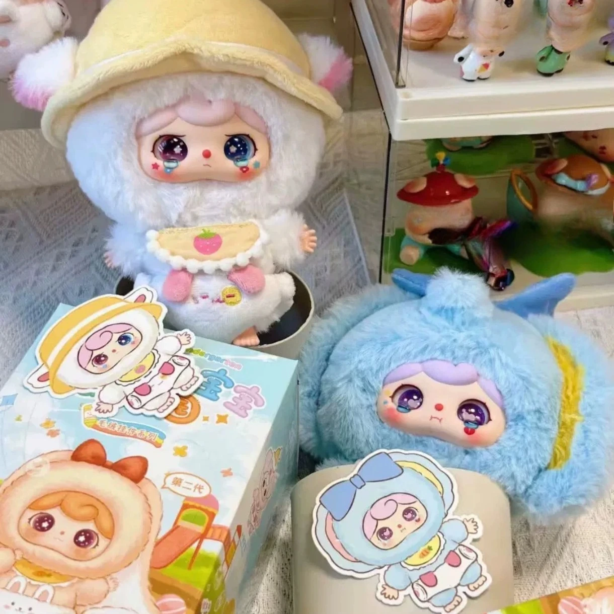 

Аутентичные детские три Crie, детские животные, серия для детского сада, слепая коробка, милый орнамент, украшение, модель, загадочная коробка, подарок-сюрприз