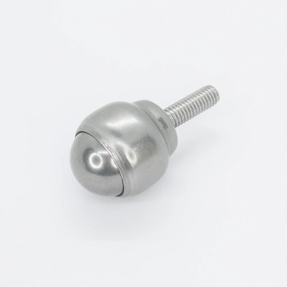 CY-19D Stem Stainless Steel Ball Transfer Unit Conveyor Roller Wheel Castor Material Handling Machine Bolt Ball Caster