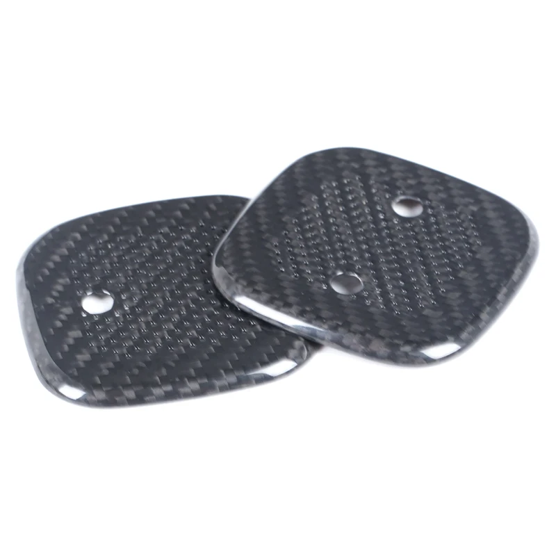 ألياف الكربون الحقيقية لاند روفر رينج روفر فوغ L460 2023-2025 باب السيارة القرن سقف القرن غطاء الإطار الزخرفية الملحقات