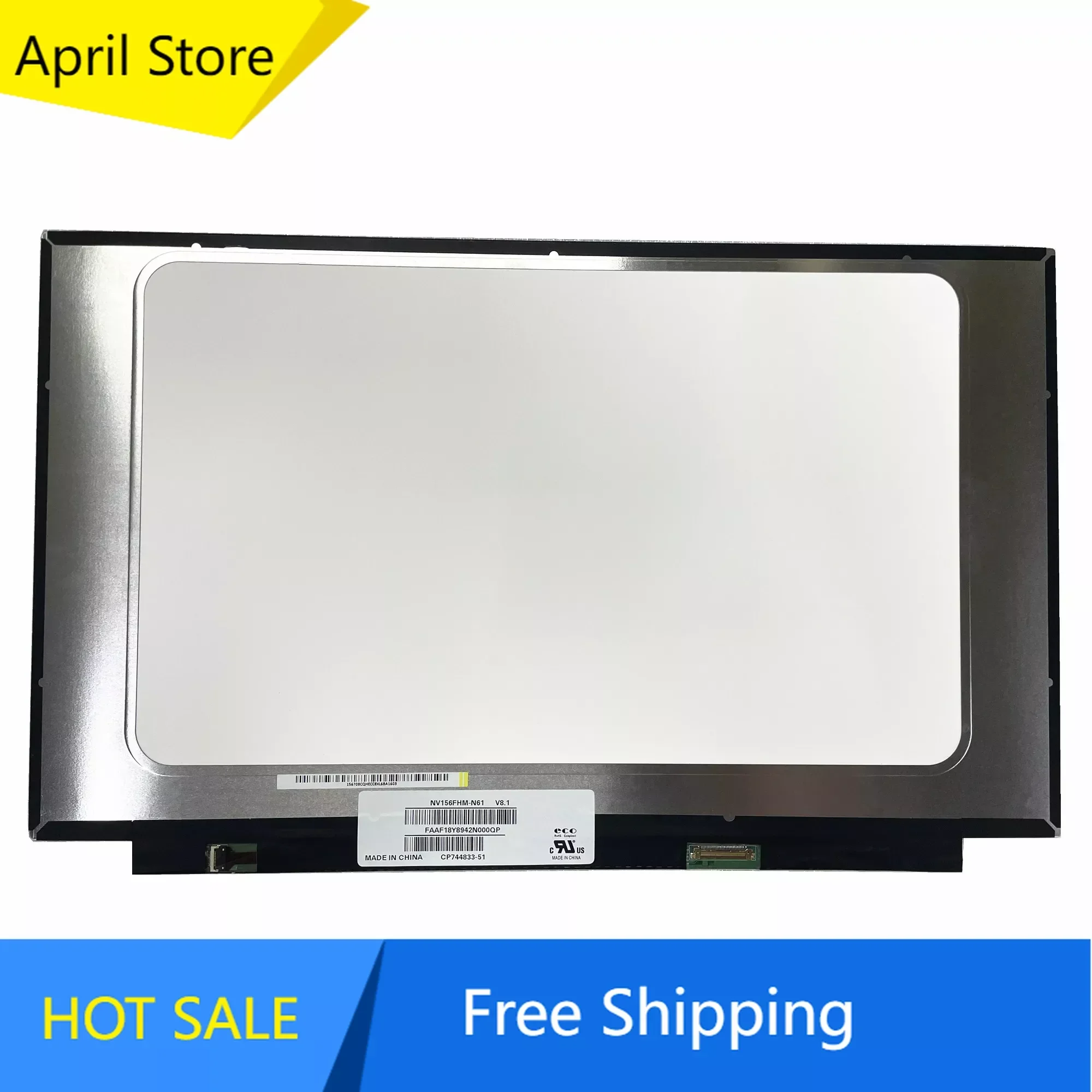 15.6'' Original LCD Screen NV156FHM-N61 Display Panel Matrix IPS 1920*1080 EDP 30 Pins