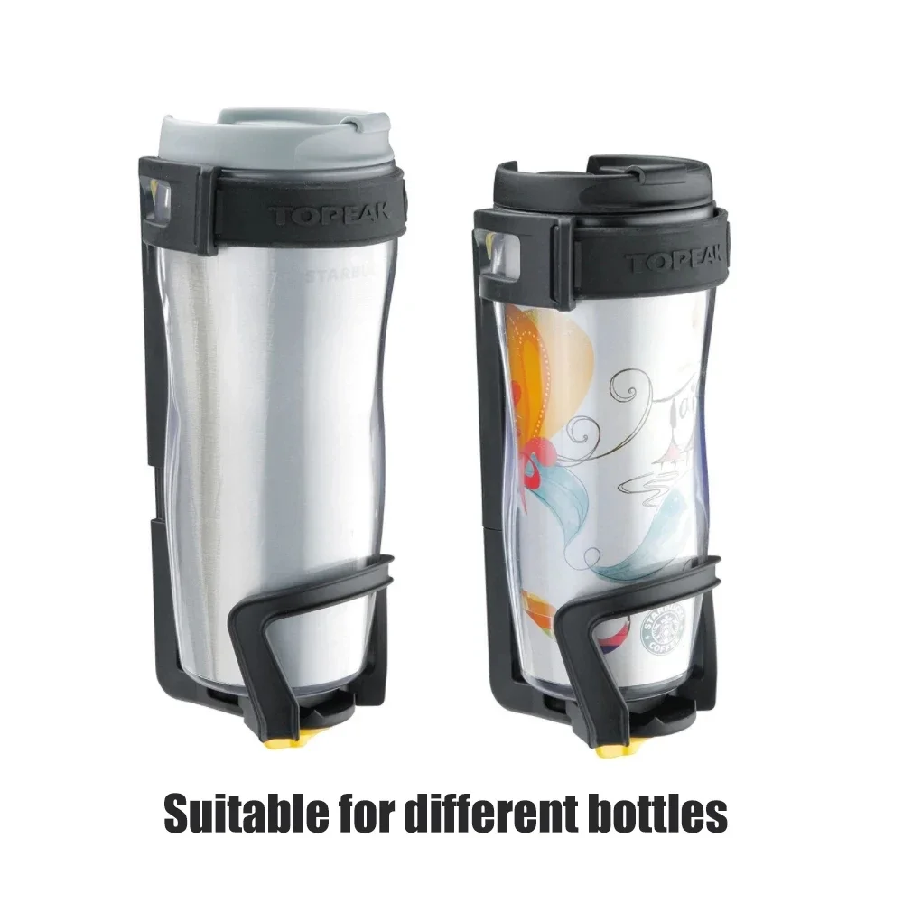 Topeak tmd07B Modula Java Adjustable Water Bottle/Travel Mug Cage engineering grade plastic for carrying a travel mug of coffee