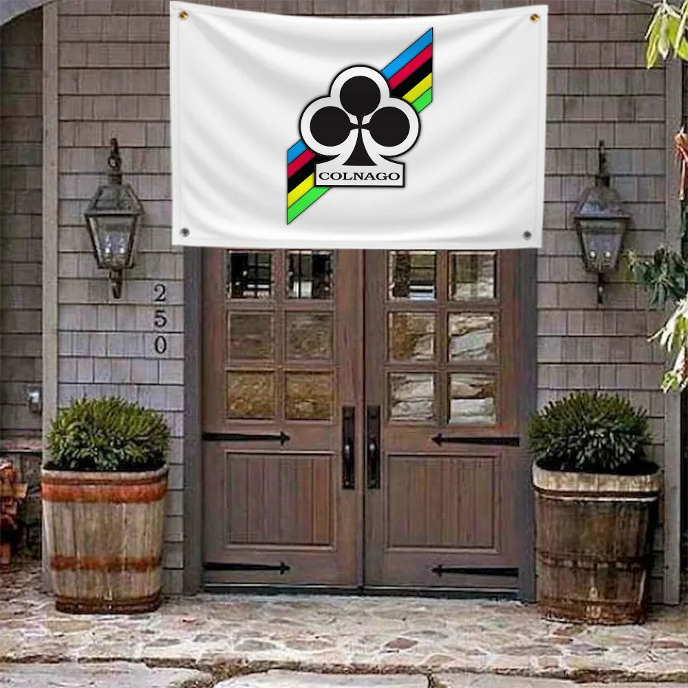 Double Penetration Flag   Colnago Flags for Bedrooms Home Garden Custom Flag to Hang Fall Decor Outdoor Decoration Tapestry