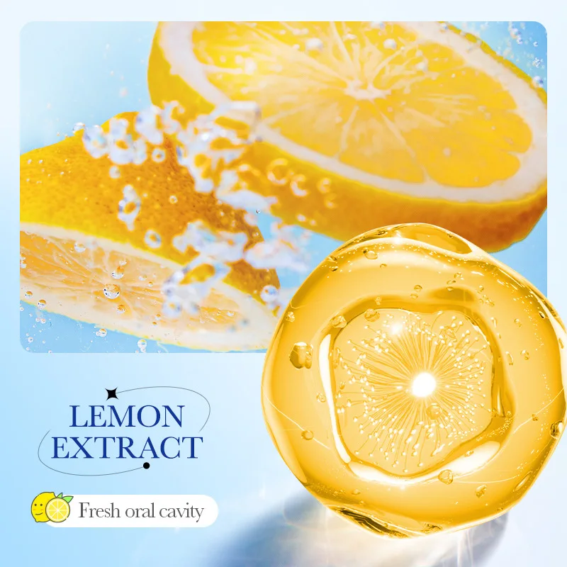 18ML Lemon Oral Fresh Mouth Spray Fresh Breath Eliminate Bad Breath Spray Deodorant Persistent Protable Fragrance No Alcohol