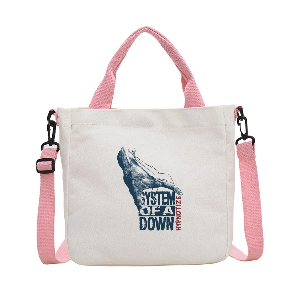 System of a Down tote bag bolsas de tela shopper shopping personnalisable shoulder  woman