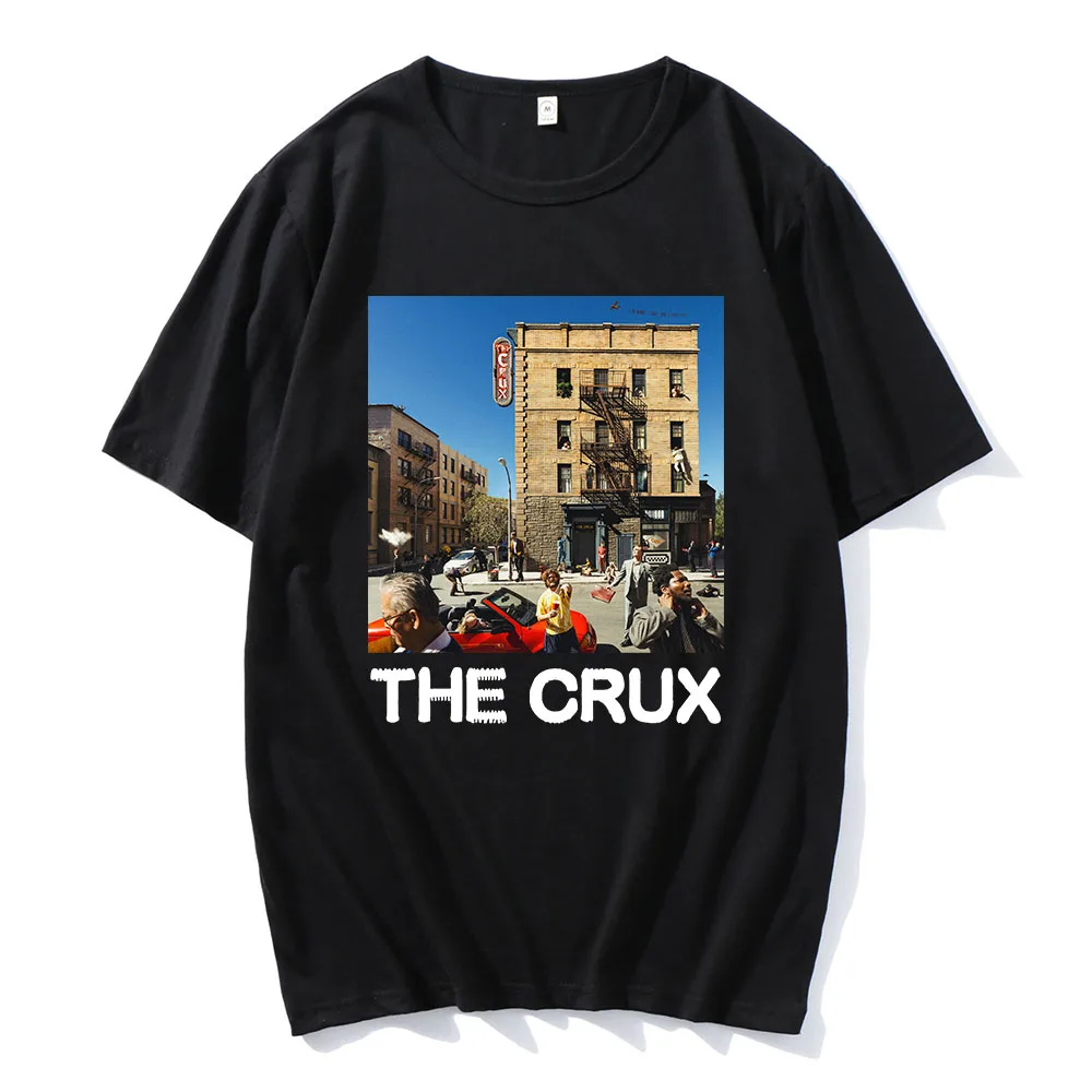 

Футболка Djo The Crux, новинка 2025 года, футболки с графическим рисунком, хлопковая уличная одежда унисекс с коротким рукавом, мужская и женская футболка Camisetas Hombre