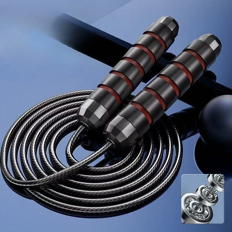 

Утяжеленная стальная проволока, гладкая скакалка для студентов, соревнований, тренировок, прочное спортивное снаряжение для домашнего спортзала, активного отдыха