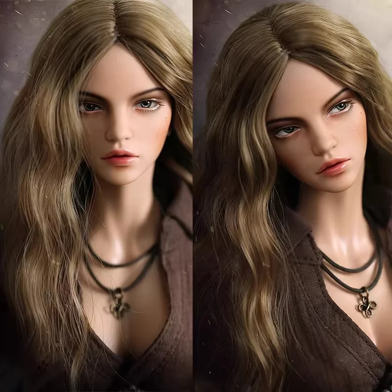 bjd doll 1/3 beautiful woman delicate makeup high quality resin toy gift dolls in offers articulated dollsAssembly free shipping