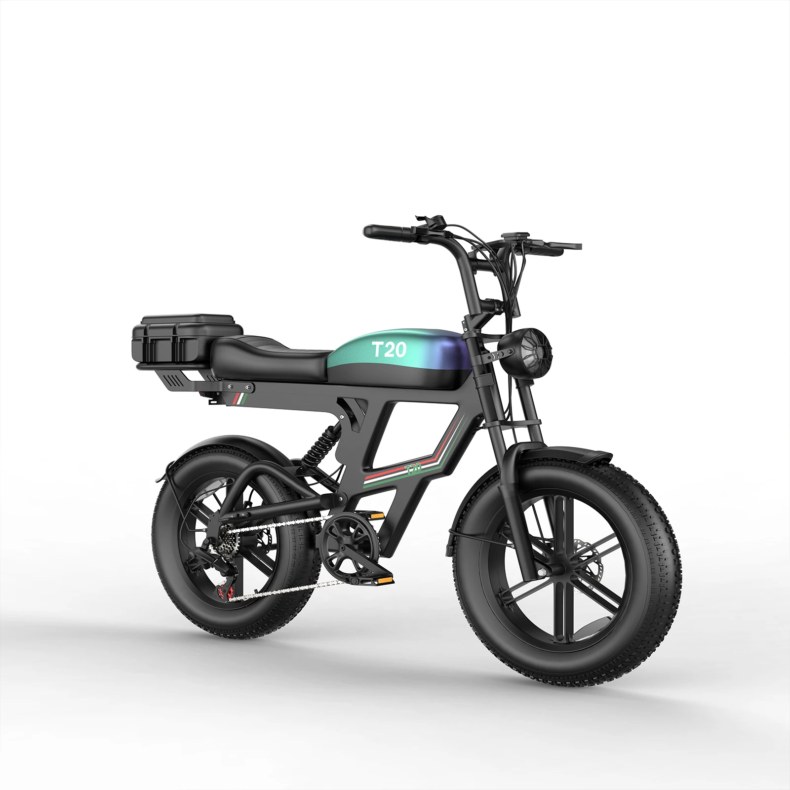 

Электровелосипед для взрослых с разблокировкой по NFC и паролю, пиковая мощность 1800 Вт, электровелосипед для бездорожья 48В 20Ач, скорость 30 миль/ч, запас хода 80 миль, 20-дюймовые колеса, стандарт UL2849, для любой местности