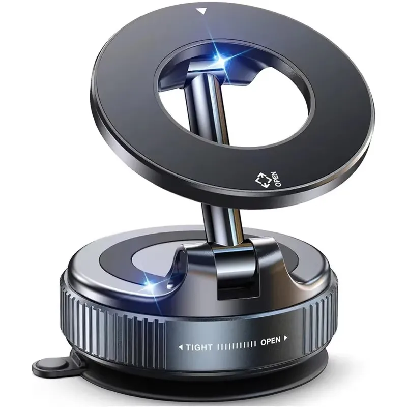 2pcs New 360° Adjustable Vacuum Suction Magnetic Bracket Car Phone Holder for Magsafe IPhone