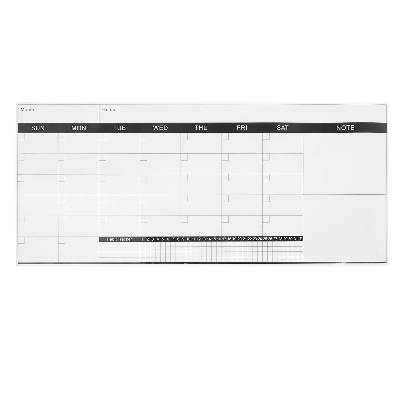 

Dual-Sided Reusable Dry Erase Weekly Planner Board Wall Hanging Schedule Chart For Home Office Kids Room Apartment Decor Small