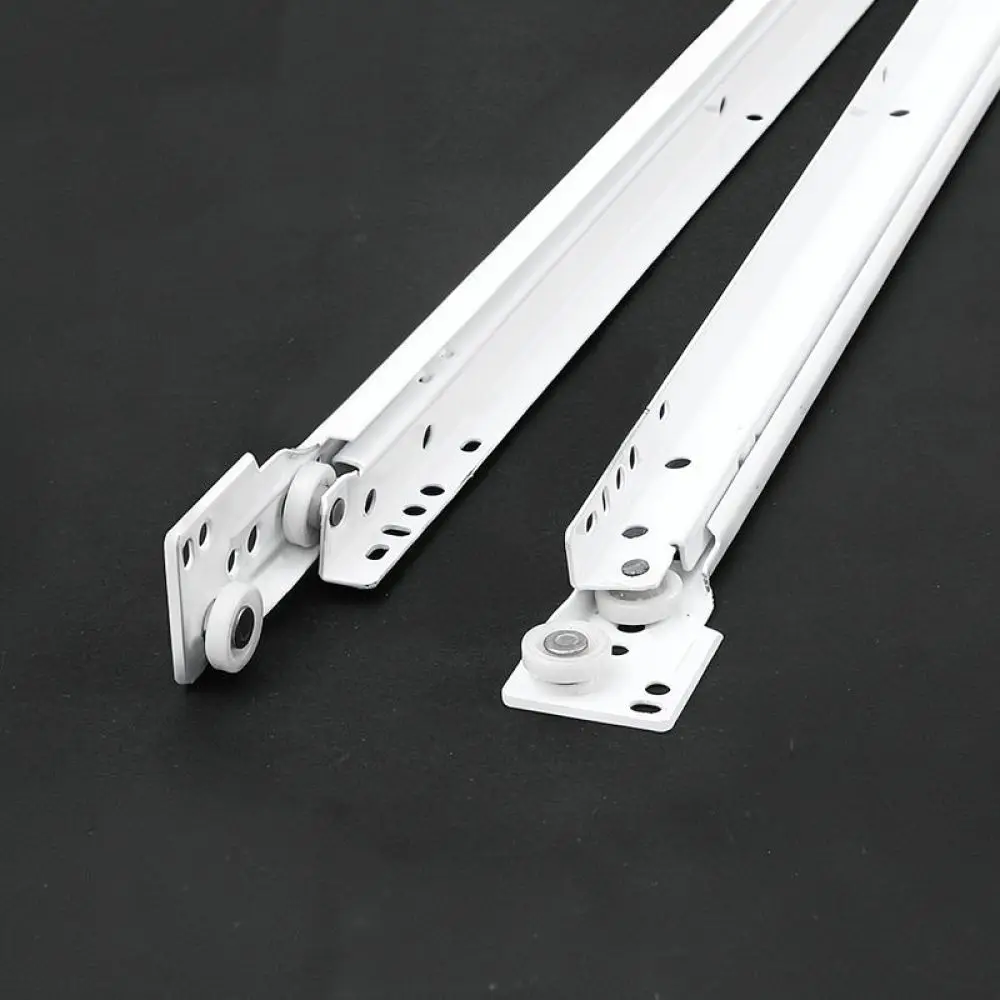 Smooth Sliding Drawer Rails Side Mount Furniture Hardware For Dresser Cabinet Wardrobe Cold Rolled Steel Track System