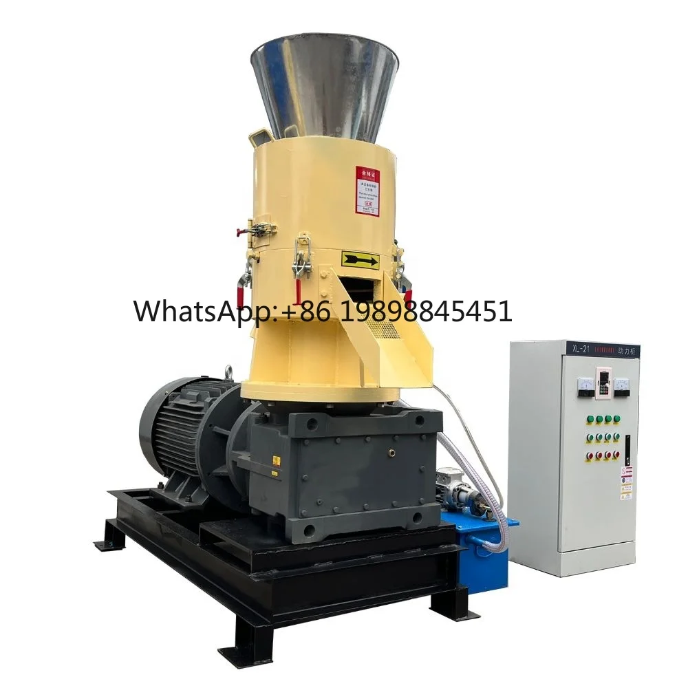 آلة الكتلة الحيوية آلة صنع الحبيبات نشارة الخشب آلة صنع الكريات الخشبية المسطحة